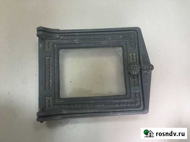 Дверка для печки со стеклом дт-3С Барнаул - изображение 1