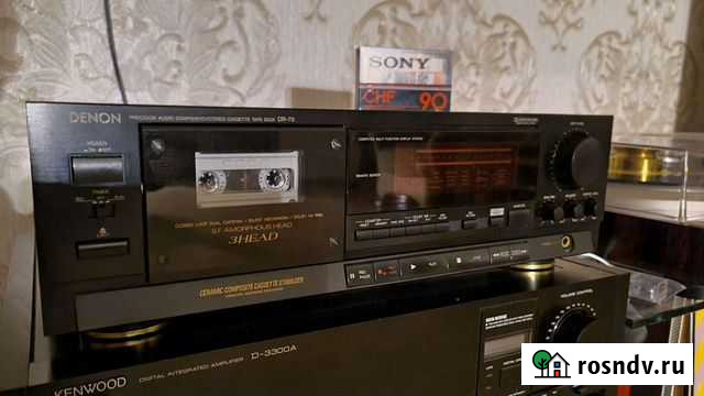 Дека кассетная Denon DR 70 Петрозаводск - изображение 1