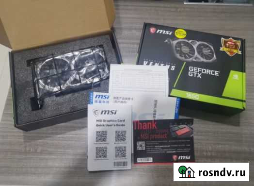 Видеокарта MSI GeForce GTX 1650 4 гб Владимир - изображение 1