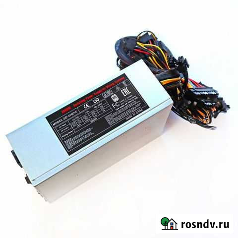 Блок питания 2000W R-Senda для GPU майнинга Иркутск - изображение 1