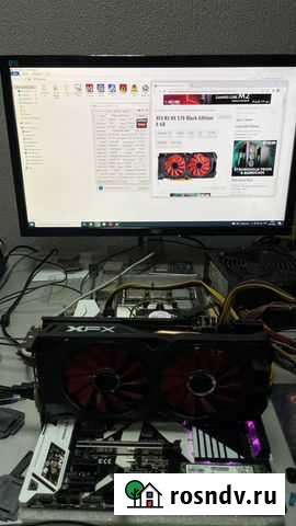 AMD Radeon XFX RX 570 8Gb (память Hynix) Тула - изображение 1