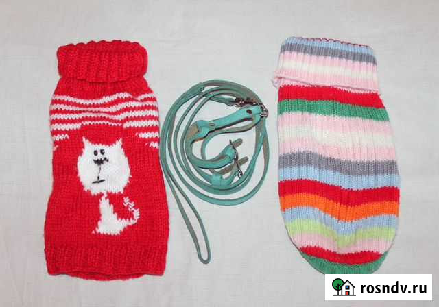 Свитер и шлейка для собачки или кошки Электросталь - изображение 1