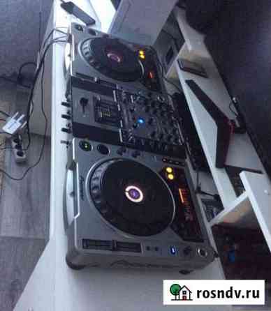 Pioneer DJ CDJ-800+Denon DN-X300+Sennheiser HD 206 Омск