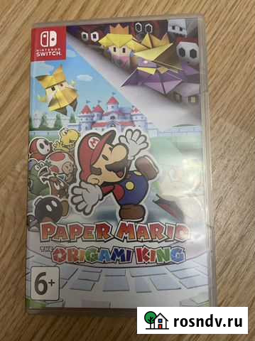 Paper mario nintendo switch Сегежа - изображение 1
