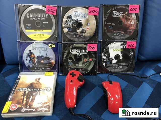 Контроллер мышь для PS3 с дисками в комплекте Рязань - изображение 1