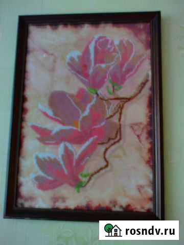 Картина, бисером Магнолии, новая Волгоград - изображение 1