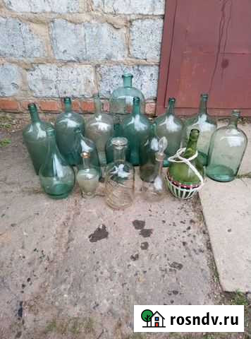 Бутыли старинные самодувные Балезино - изображение 1
