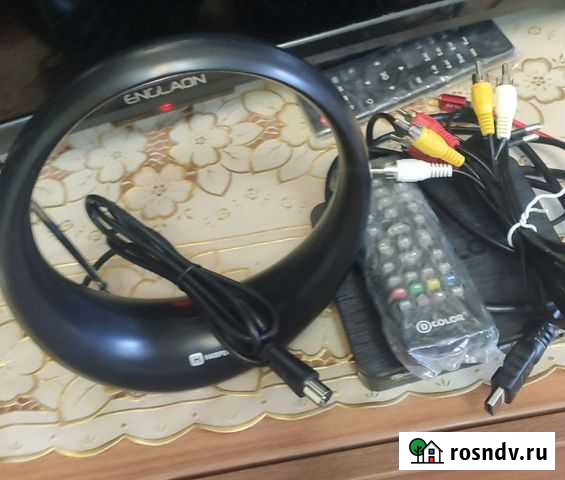 Антенна для телевизора + приставка DVB-T2 Новомичуринск - изображение 1