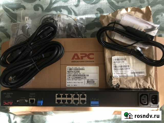 APC NetBotz Rack Monitor 200 nbrk0200 с датчиком в Развилка - изображение 1