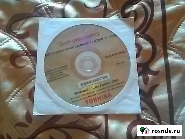 Диск реаниматор от Toshiba Лениногорск - изображение 1