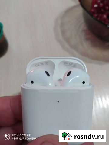 Airpods 2 оригинал бу Астрахань - изображение 1