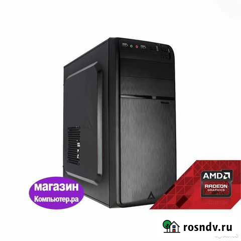 Системный блок/AMD-E1/ 4 озу/ SSD 120GB/ Гарантия Улан-Удэ - изображение 1