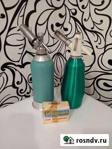 Сифон 2 шт.и 11 баллонов за всё Ржев - изображение 1