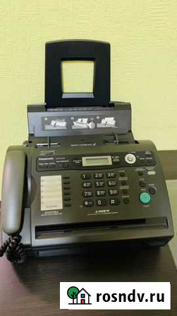 Факс panasonic KX-flс418RU, лазерный, черный Краснодар - изображение 1