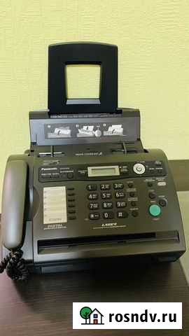 Факс panasonic KX-flс418RU, лазерный, черный Краснодар - изображение 1
