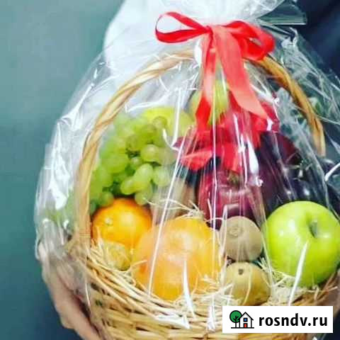 Корзина с фруктами и сухофруктами на подарок, новы Стерлитамак - изображение 1