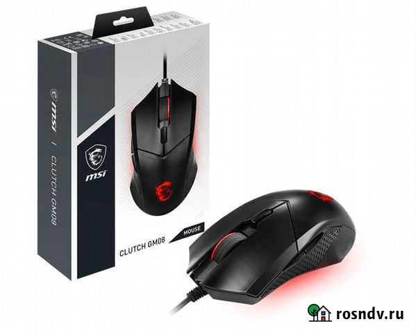 Игровая мышь MSI Clutch GM08 3200DPI (PAW-3519) Новосибирск - изображение 1