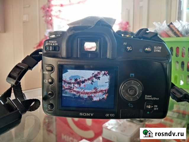 Зеркальный фотоаппарат sony alpha dslr-A100 Чита - изображение 1