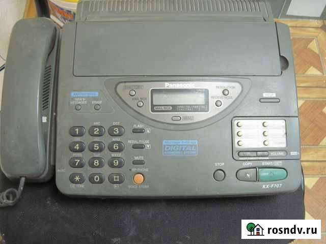 Телефон-факс Panasonic KX-F707BX Екатеринбург - изображение 1
