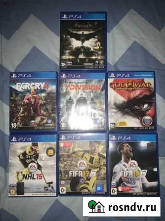 Игры ps4 Batman arkham knight и др Североморск - изображение 1