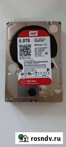 Жесткий диск WD RED 6tb WD60efrx Самара - изображение 1