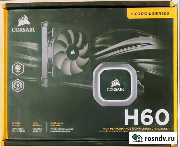 Водяная система охлаждения Corsair H60 Тольятти - изображение 1