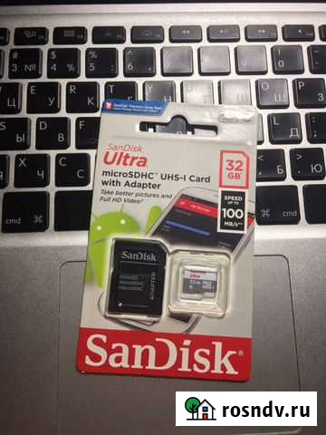 MicroSD SanDisk 32GB Ростов-на-Дону - изображение 1