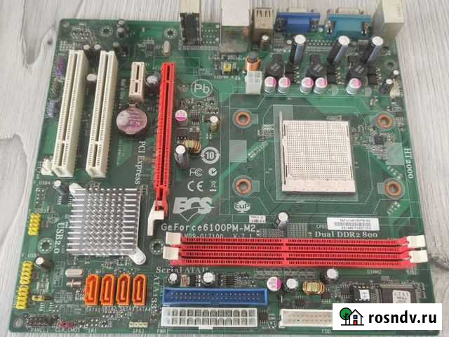Материнская плата Elite group ECS GeForce6100PM-M2 Рязань - изображение 1