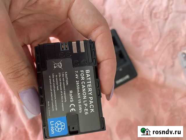 Батарея для Canon 5 D, 7 D, 6 D 2650 мАч Самара - изображение 1