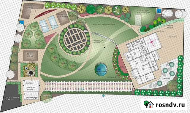 Ландшафтный проект участка Екатеринбург - изображение 1