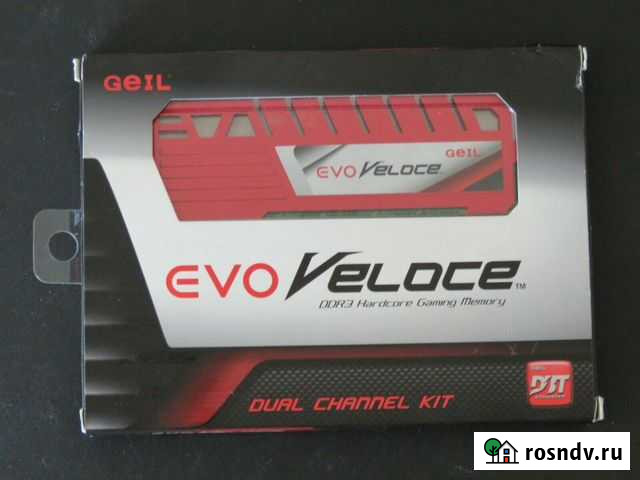 Geil Evo Veloce 8 GB(2x4GB) DDR3 PC3-12800 1600 MH Красноярск - изображение 1