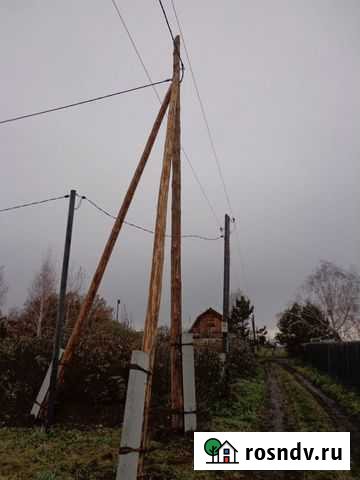 Установка опор лэп. Подключение к электричеству Красноярск - изображение 1