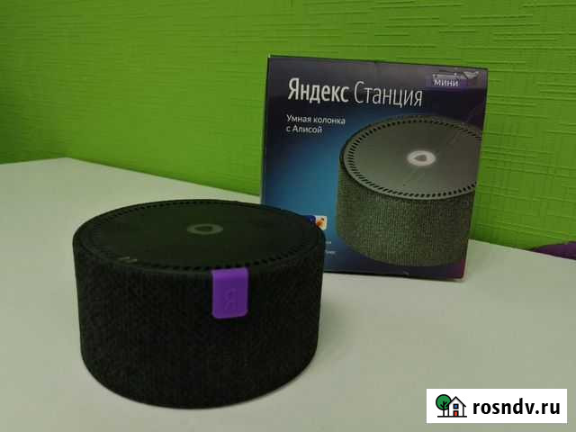 Умная колонка с Алисой Яндекс станция мини Кемерово - изображение 1