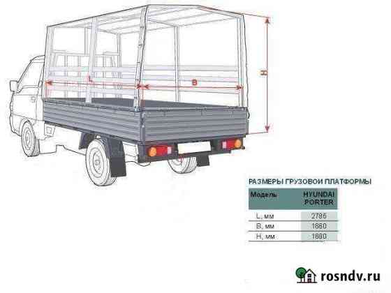 Грузоперевозки hyundai porter-тент Верхняя Пышма