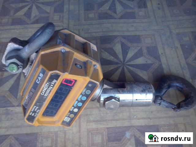 Весы крановые CAS caston 111 б/у 10 тонн Мценск - изображение 1