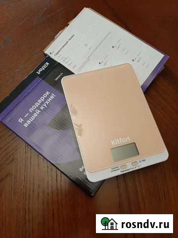 Весы новые кухонные kitfort kt-803-3 Строитель - изображение 1