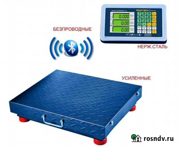Весы беспроводные 150кг Romitech bles-150 eco Брянск - изображение 1