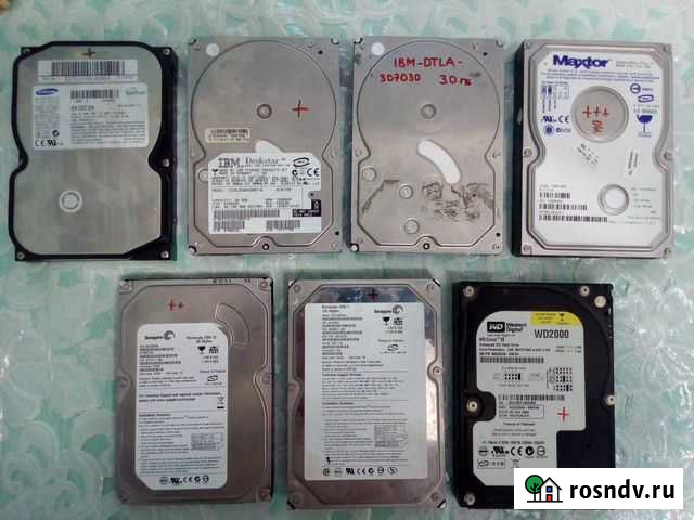 Жесткие диски с IDE разъёмом (б/у) Оренбург - изображение 1