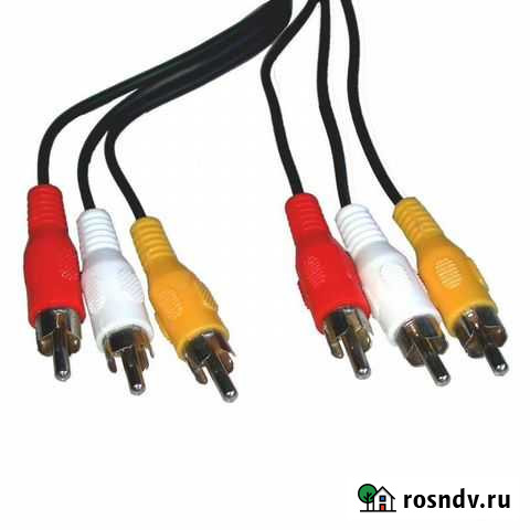 Продам кабель - тюльпан AV RCA Чита - изображение 1