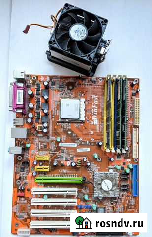 Мат. плата Foxconn WinFast NF4K8AC+допы Тверь - изображение 1