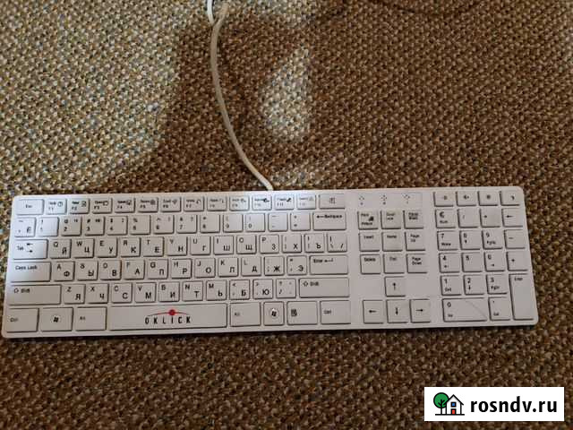 Клавиатура oklick 555S (Белая) Сургут - изображение 1