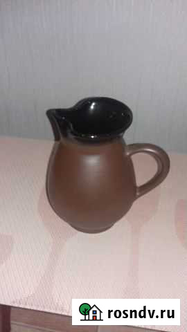 Глиняный кувшин СССР, винтаж Омск - изображение 1