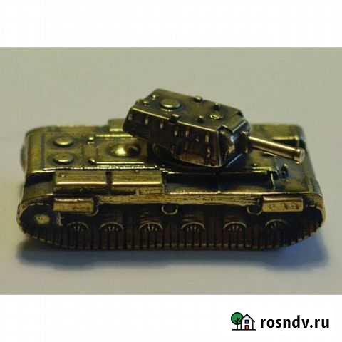 Статуэтка из латуни Танк кв-1 Симферополь - изображение 1