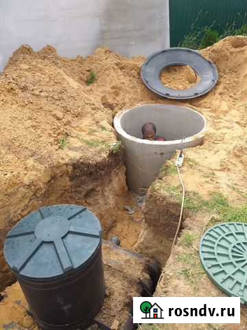 Установка септика из бетонных колец Александров - изображение 1