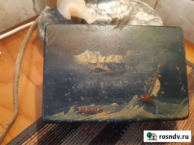 Шкатулка Холуй 1969г У берегов Кавказа Шуя - изображение 1