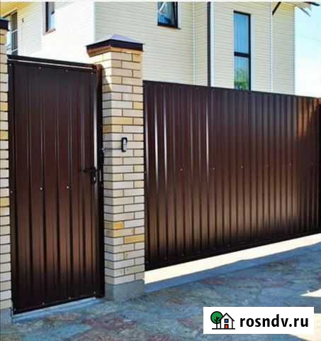 Установка дверей, ворот, заборов, автонавесов Рязань - изображение 1