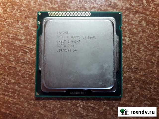 Intel Xeon 1260L 4/8 s1155, x3440 4/8 s1156 Разумное - изображение 1