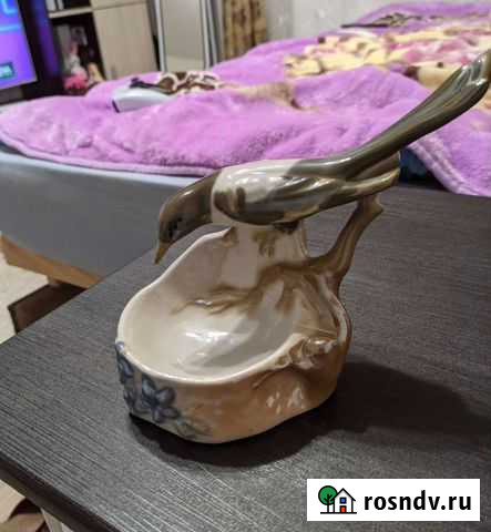 Статуэтка-пепельница СССР Сорока Воронеж - изображение 1