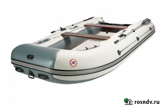 Лодка mishimo lite DF 390 в сером цвете Екатеринбург - изображение 1