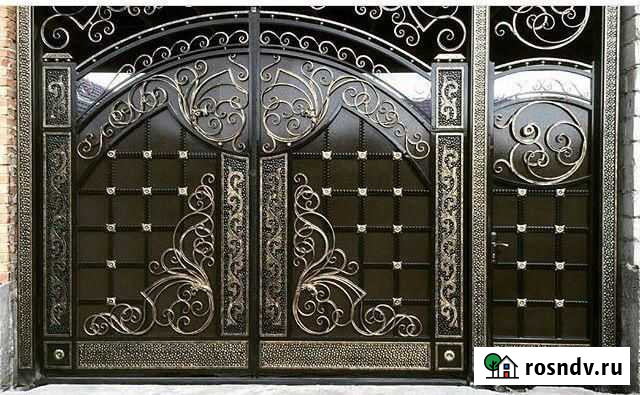 Ворота кованные Беслан - изображение 1